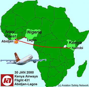 infographic Kanya Airways Flt 431