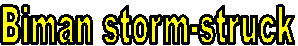 Biman storm-struck